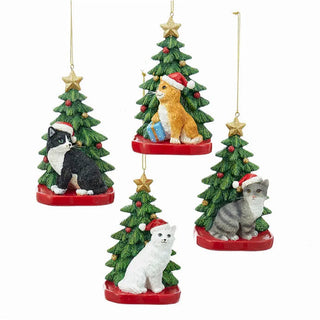 Christmas Tree Cat Ornament