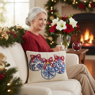 Chinoiserie Ornaments Hook Pillow