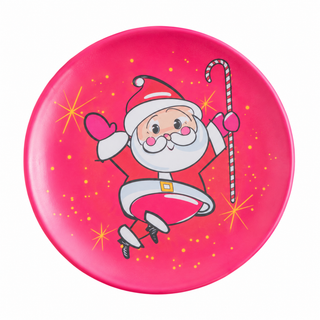 Baby Papa Noel Plate by Glitterville