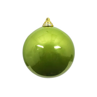 Lime Candy Apple Ball Ornament, 10"