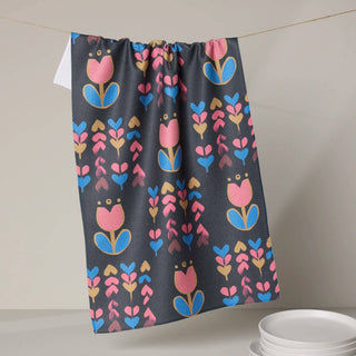 Tulip Patch Tea Towel