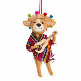 Mexican Chihuahua Wool Ornament