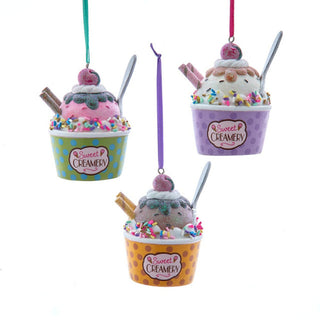 Pastel Ice Cream Cup Ornament