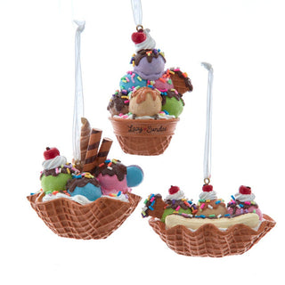 Waffle Sundae Ornament