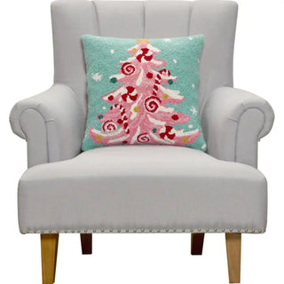 Pink Mint Tree Hook Pillow