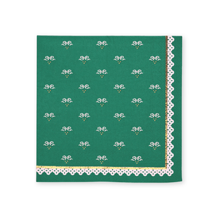 Coquette Christmas Large Bows Party Napkins