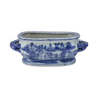 Oval Stoneware Vintage Planter