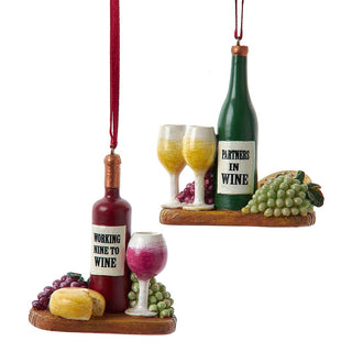 Wine Plate With Cheese Ornaments