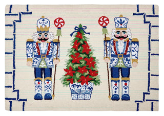 Chinoiserie Nutcrackers Hook Rug