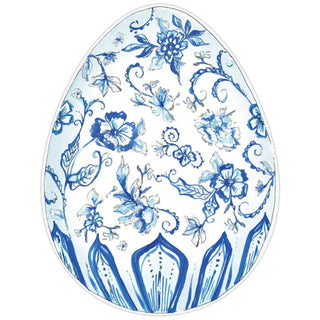 Blue Chinoiserie Easter Egg Posh Placemat Set