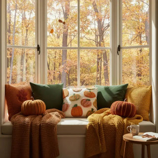 Pumpkins All Over Hook Pillow