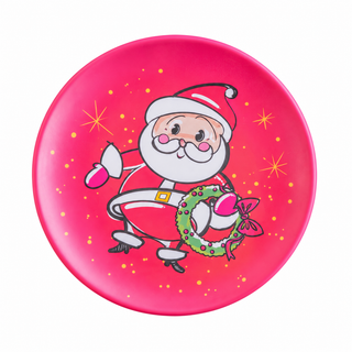 Baby Papa Noel Plate by Glitterville