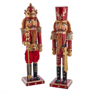 Gold & Burgundy Nutcracker