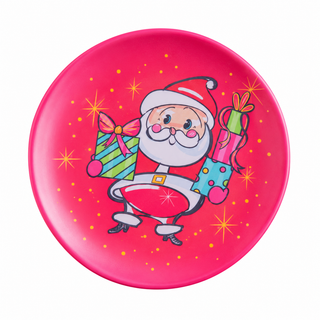 Baby Papa Noel Plate by Glitterville