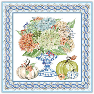Blue Hydrangeas and Pumpkins Placemat