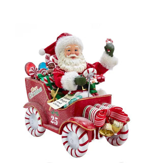 Musical Santa in Candy Car