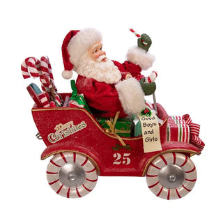 Musical Santa in Candy Car