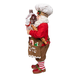 Chef Gingerbread Decorator Santa