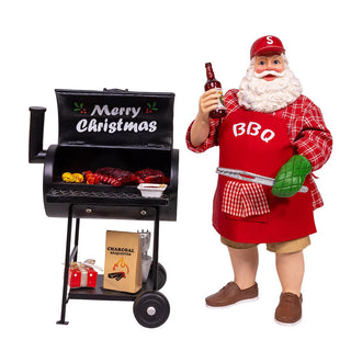 BBQ Grill Santa