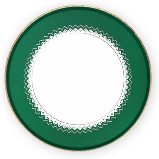 Coquette Christmas Large Bows Party Plates
