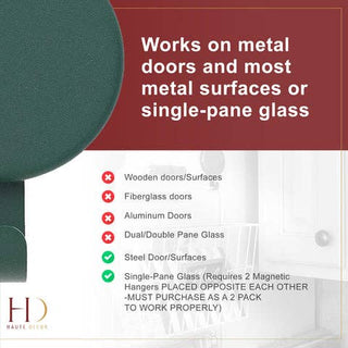 Magnetic Hanger Set, Green