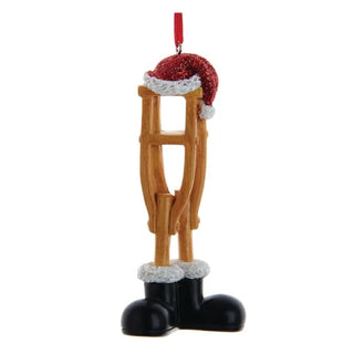Santa Crutches Ornament