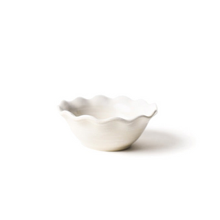 Signature White Ruffle Dipping Bowl by Coton Colors