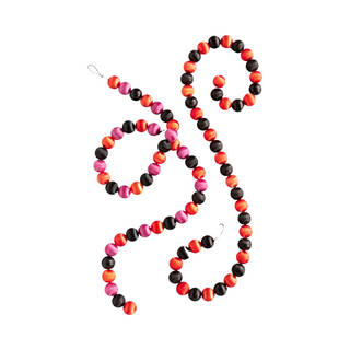 Halloween Silk Ball Garland by Glitterville, Large