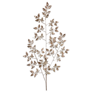 Glitter Mini Privet Leaf Spray