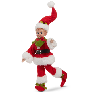 Vintage Posable Elf, 10"