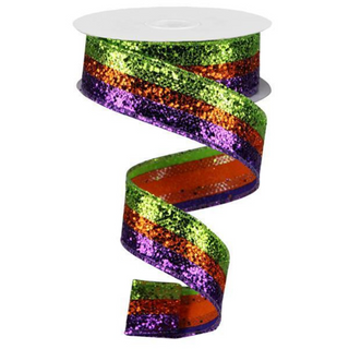 3-in-1 Large Glitter Ribbon, 1.5" X 10YD