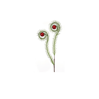 Glitter Curled Grass Ball Spray