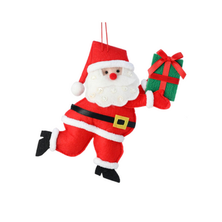 Felt Santa with Gifts Ornament