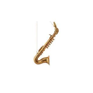 Gilded Saxophone Ornament
