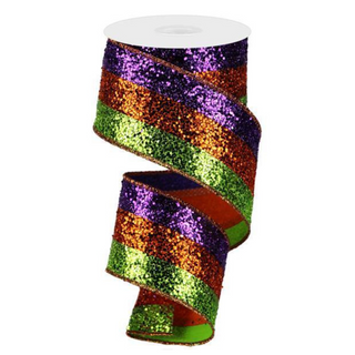 3-in-1 Large Glitter Ribbon, 2.5" X 10YD