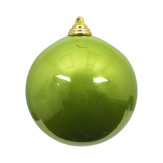 Lime Green Candy Apple Ball Ornament, 12"