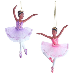 African American Ballerina Ornaments