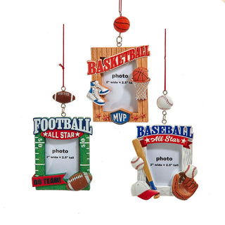 Sports Picture Frame Ornaments