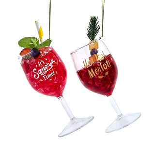 Wine Lover Holiday Ornament