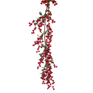 Red Berry Garland, 6'