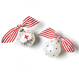 Nurse Glass Ornament