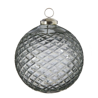 Diamond Cut Ball Ornament, 5"