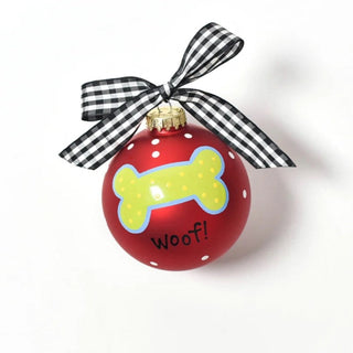 Woof Dog Bone Ornament