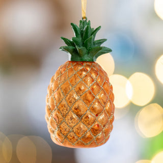 Glass Pineapple Ornament