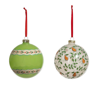 Southern Pear Ball Ornament