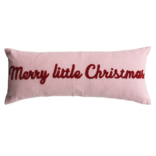 "Merry little Christmas" Lumbar Pillow