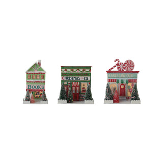 Christmas Village Store with LED Light