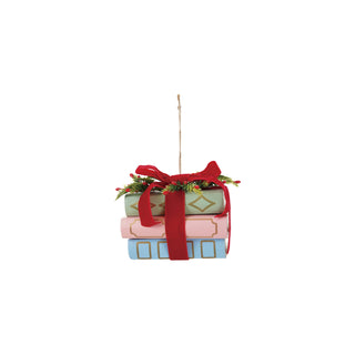 Stacked Books Ornament