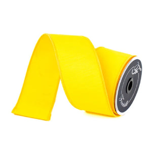 Yellow Dupion Ribbon, 2.5" X 10YD