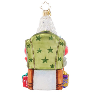 Break Time Santa Ornament